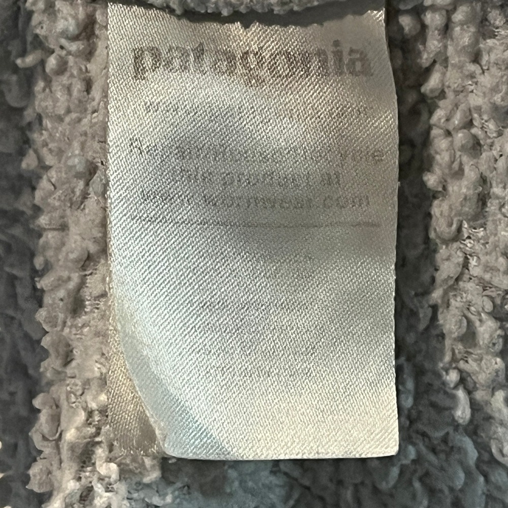 Patagonia Los Gatos 1/4 Zip Fleece Pullover Womens XXL Birch White Fuzzy 25235 - Picture 5 of 10